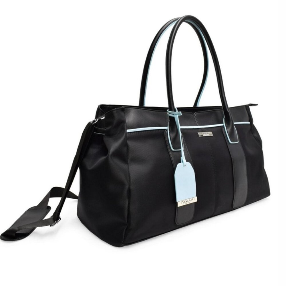 TAHARI NEW YORK Madison Avenue 21" Travel Duffel Women's Bag, Black
